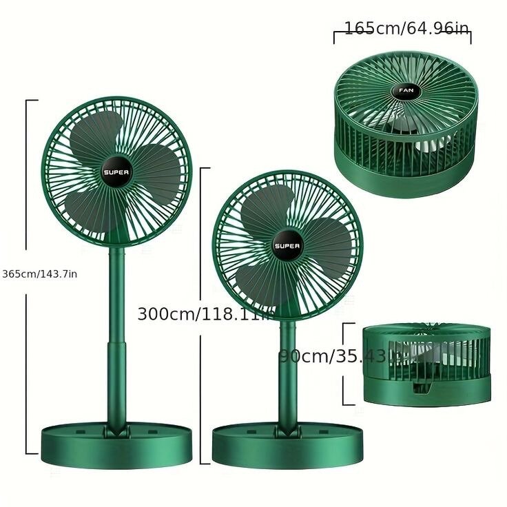 Rechargeable medium fan