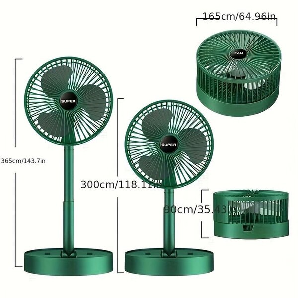 Rechargeable medium fan