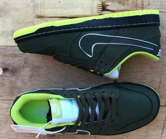 Boxed Nike SB Dunk sneakers