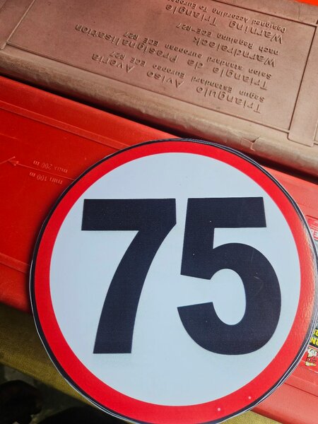 Autocollant limitation vitesse