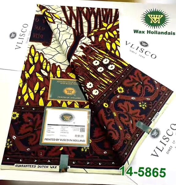 Tissu Wax Hollandais Vlisco