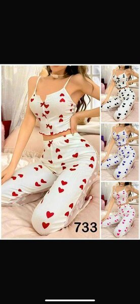 Ensemble Pyjama Femme Coeur