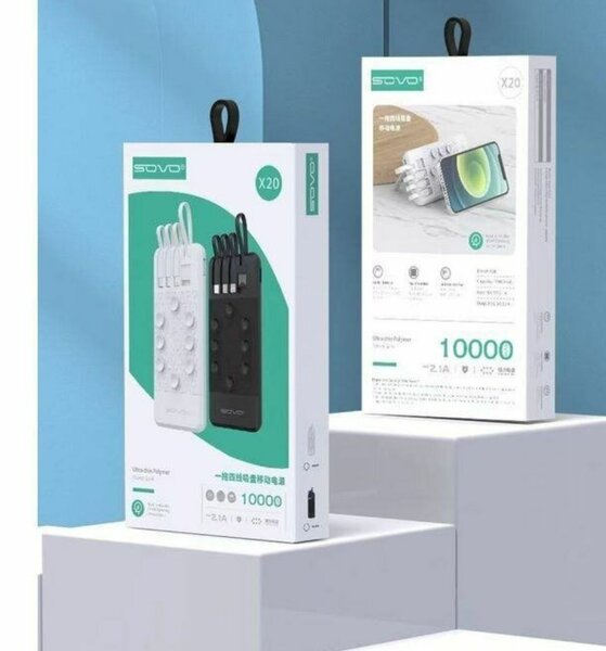 Chargeur SOVO X20 10000mAh