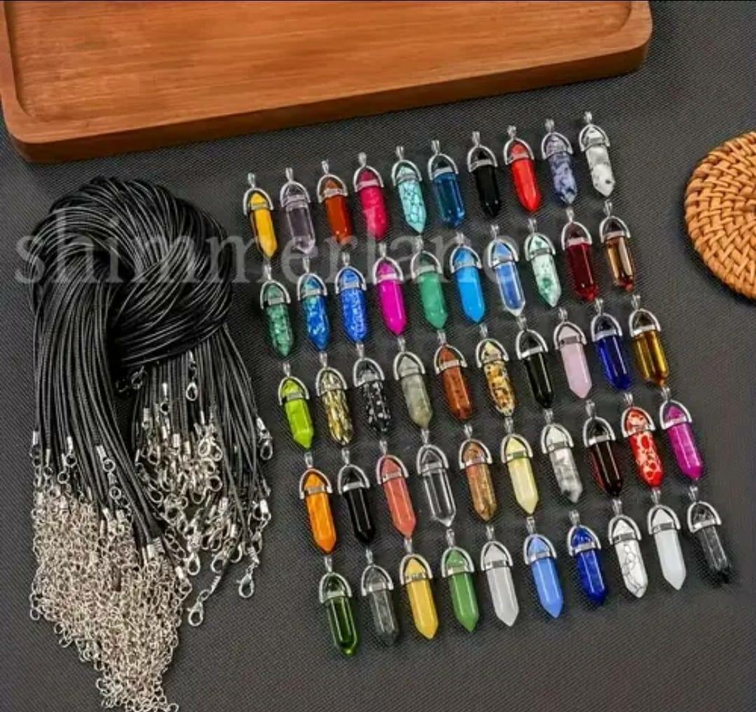 Colorful Gemstone Pendants
