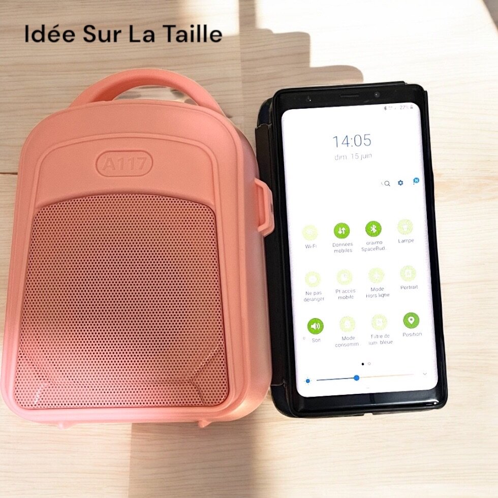 Mini enceinte portable LED Bluetooth