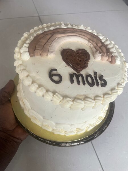Gâteau Célébration 6 Mois