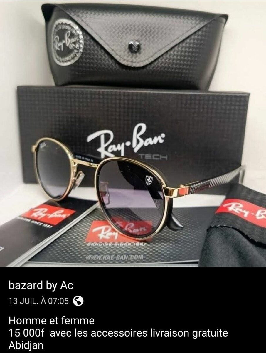 Lunettes de soleil élégantes