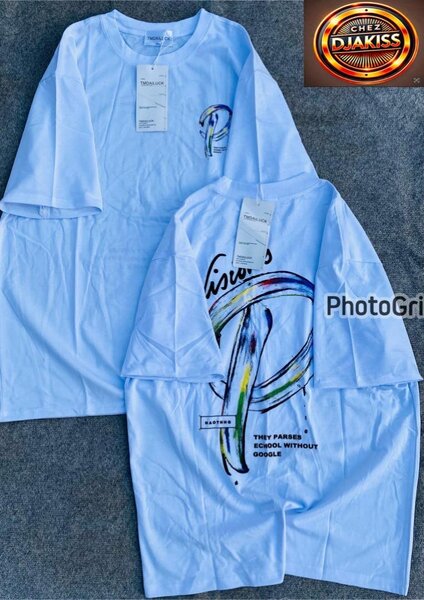 T-shirt graphique blanc