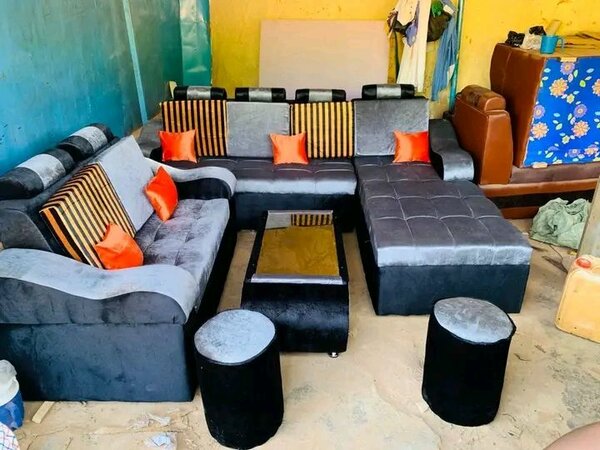 Ensemble canapé d'angle moderne