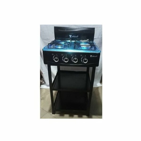 Cuisinière 4 Grands Feux Avec Étagère