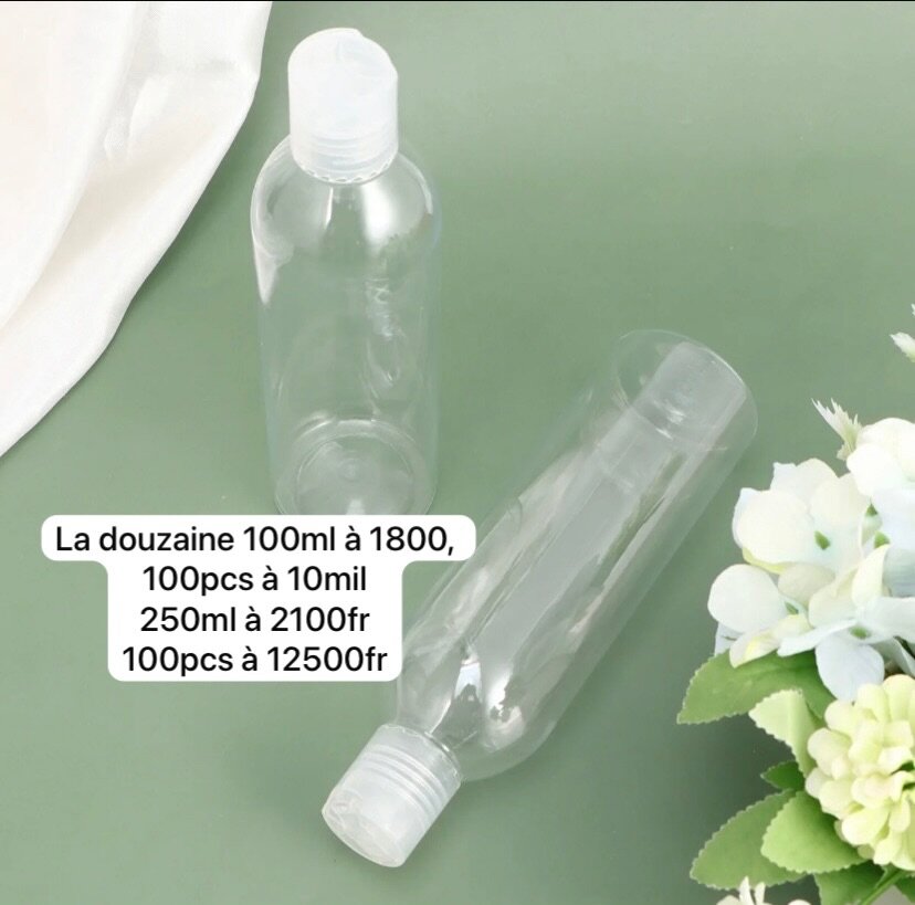 Bouteilles Plastique Vides 250ml