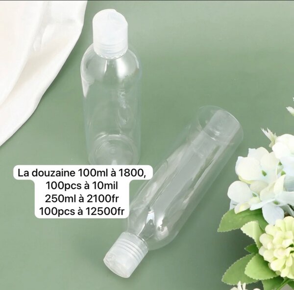 Bouteilles Plastique Vides 250ml