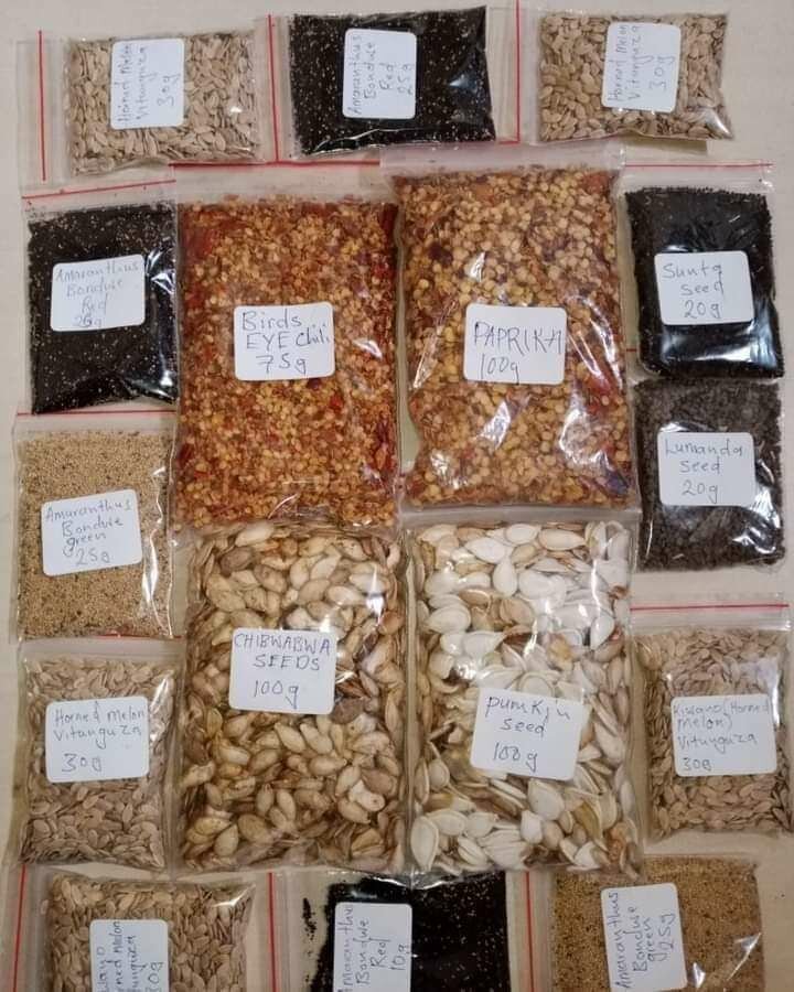 SEEDS #LUBANGA, SUNTA,CHISUNNGWA K39.5 (20g) #MUNDAMBI  K35