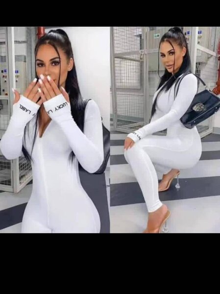 Combinaison Sport Blanche Femme