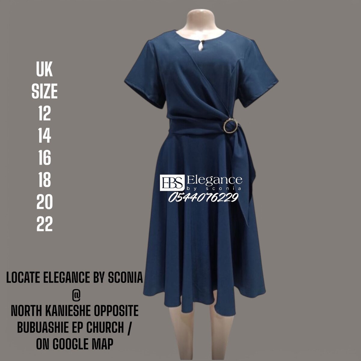 Blue Black Office wear