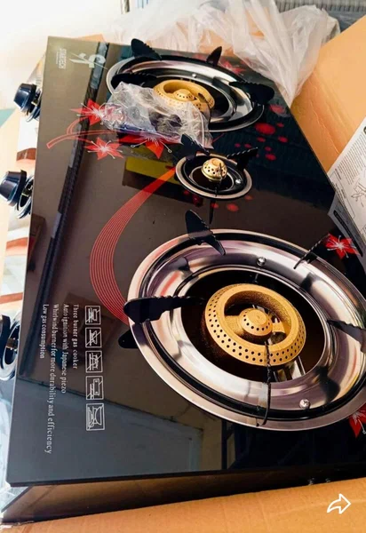 Cuisinière en vitrée