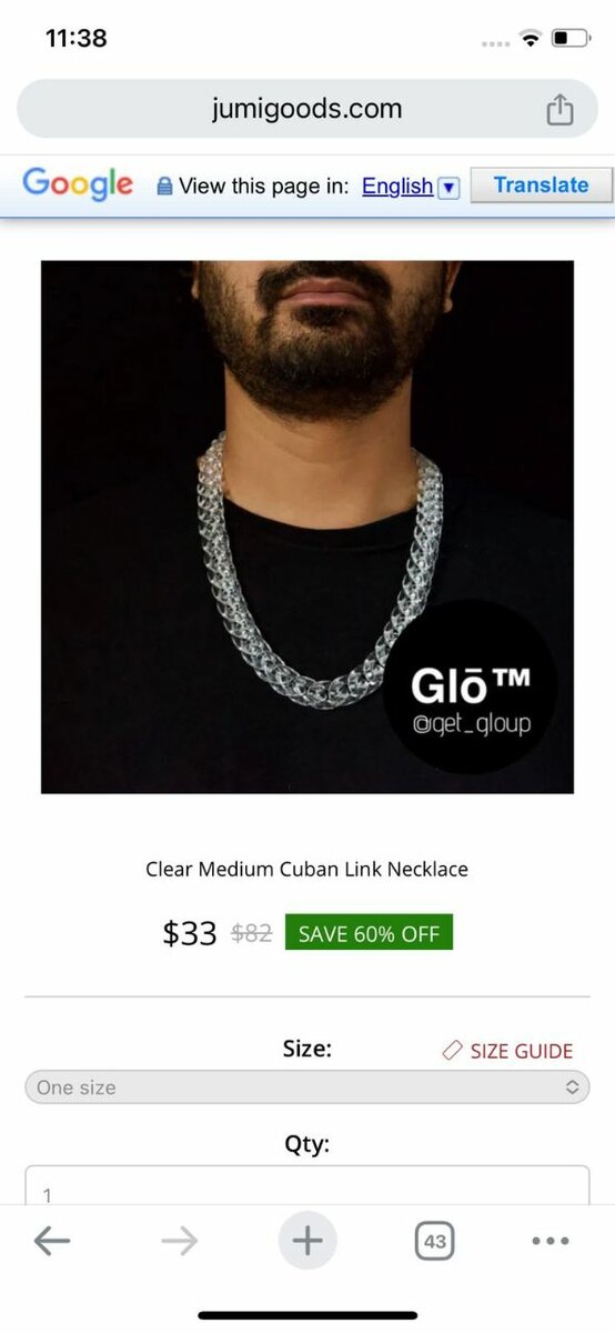 Men Necklace Imported amazone lot