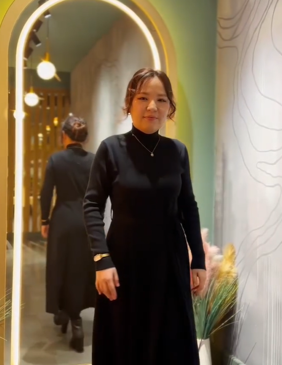 Трикотажные платье черное