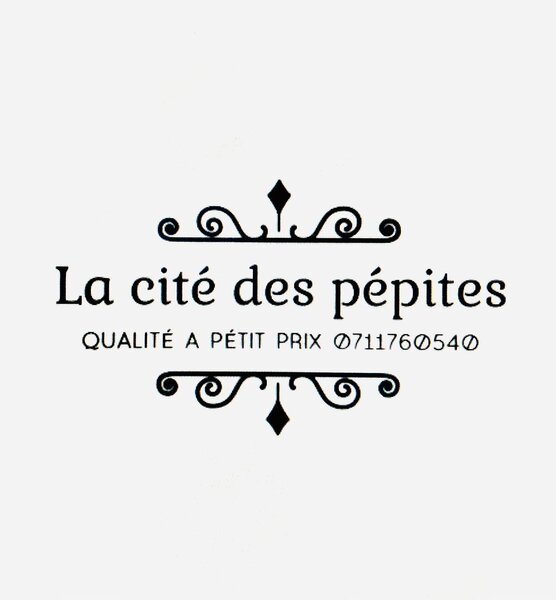 Cité des pépites 🛍️