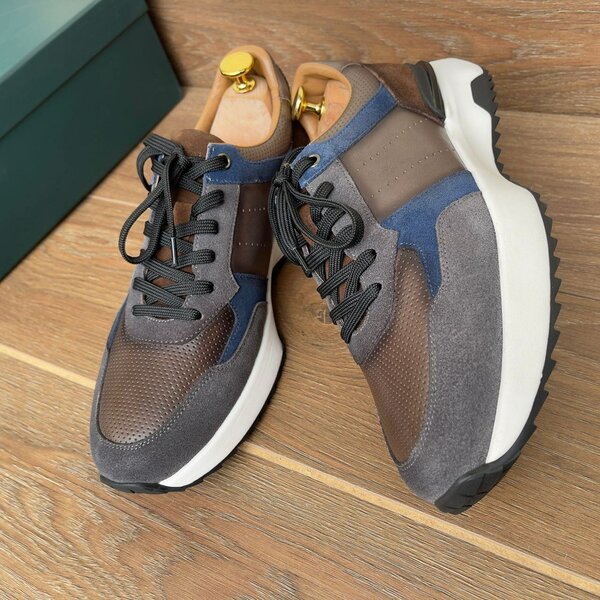 Sneakers casual en cuir