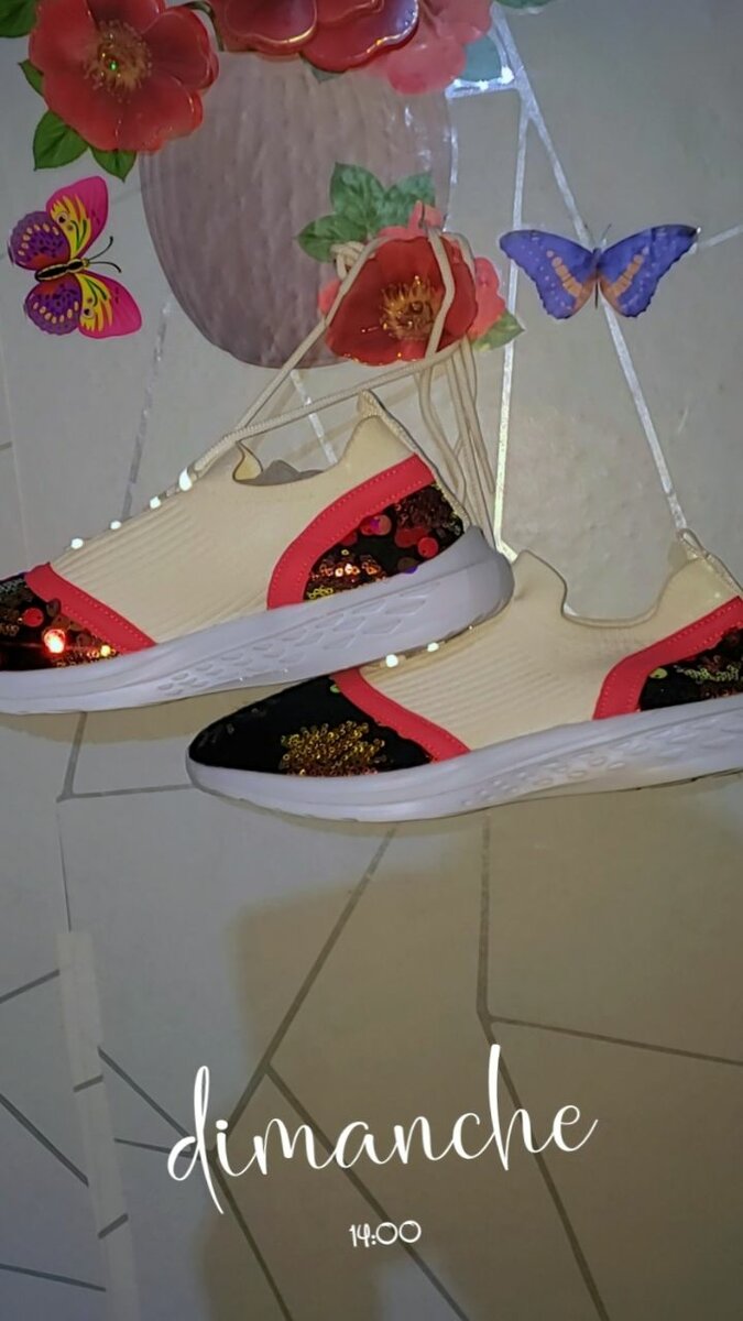 Baskets tendances imprimées