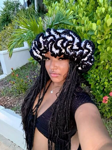 Handcrafted Ruffle Crochet Hat