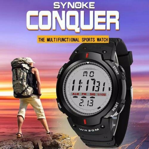Montre électronique Pour Femmes Et Hommes, LED Carré Sport