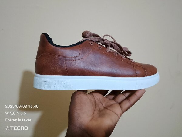 Sneakers en cuir élégants