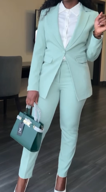MINT GREEN SUIT