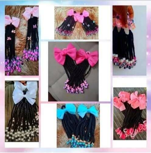 Extensions de cheveux colorées