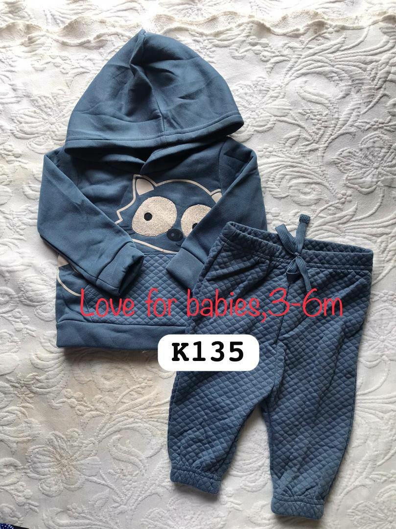 Sports suit blue, 3-6m