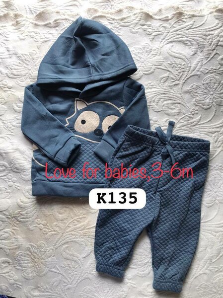 Sports suit blue, 3-6m
