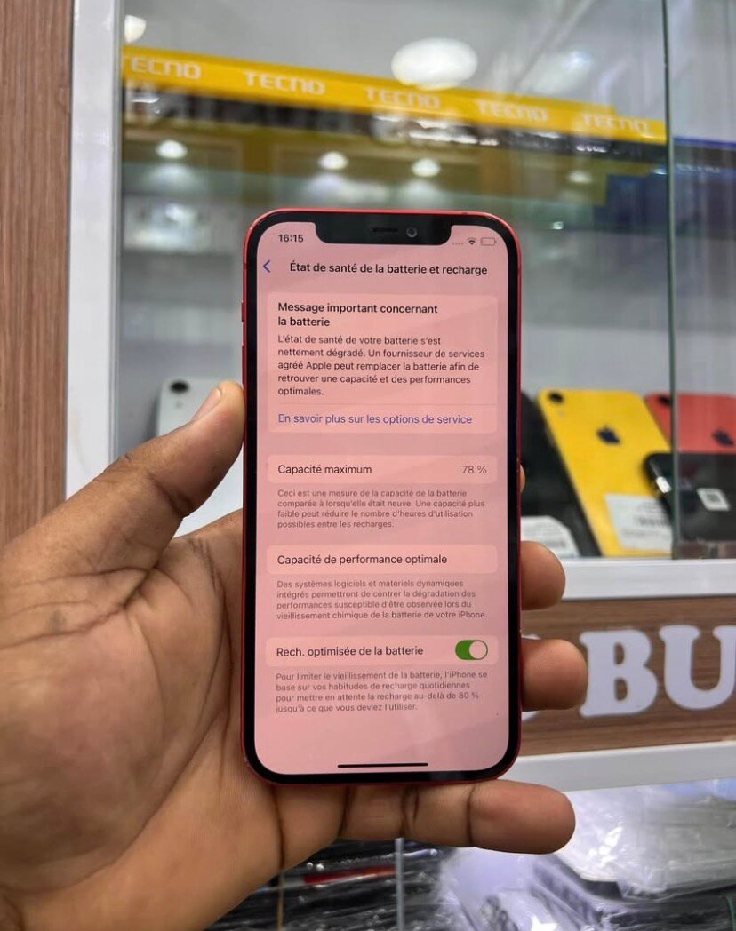 iPhone rouge 64 Go remis à neuf