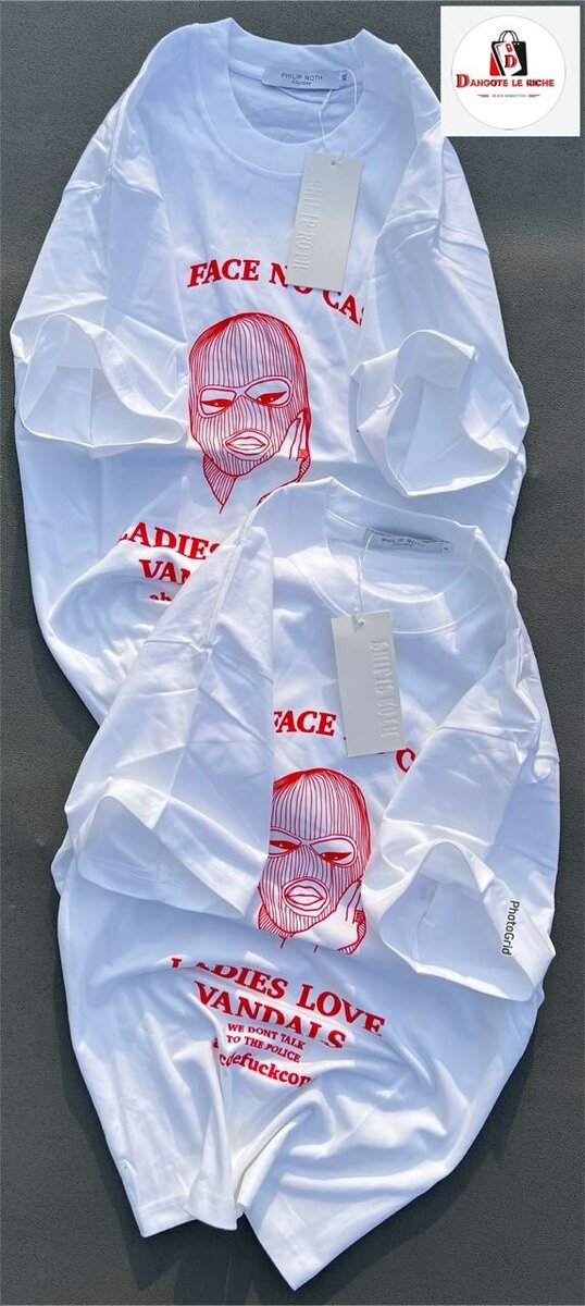 T-shirt imprimé visage