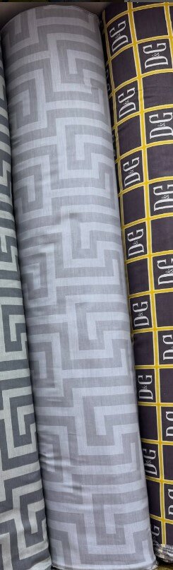 Супер сатиновая ткань с узором