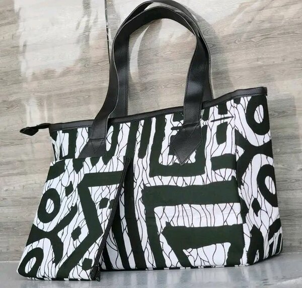 Sac cabas en tissu wax