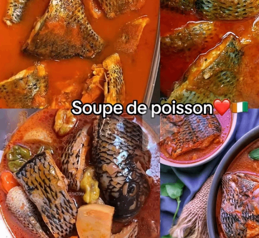 Soupe de poisson exotique