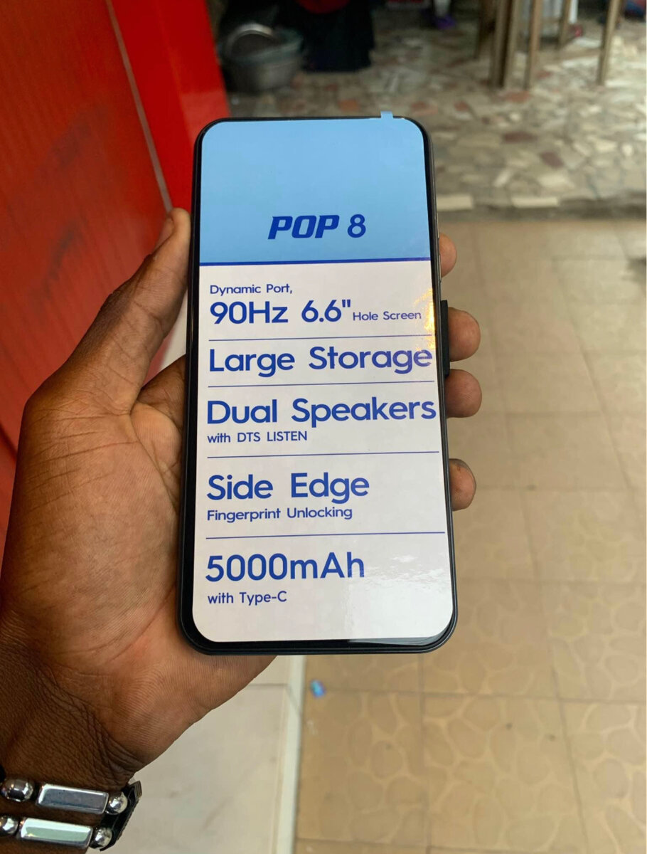 Smartphone POP 8 6.6'' 90Hz