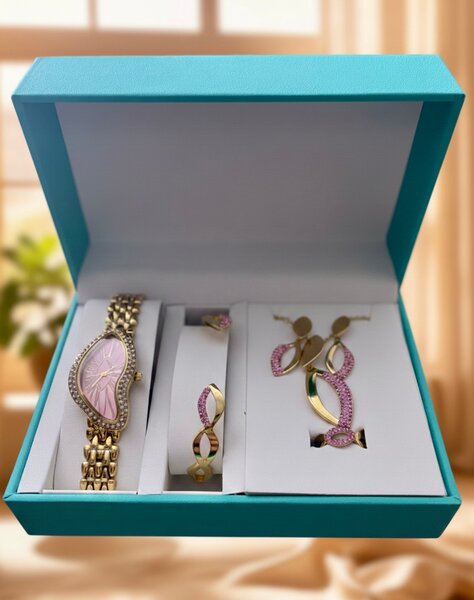 Ensemble Montre et Bijoux pour Femme