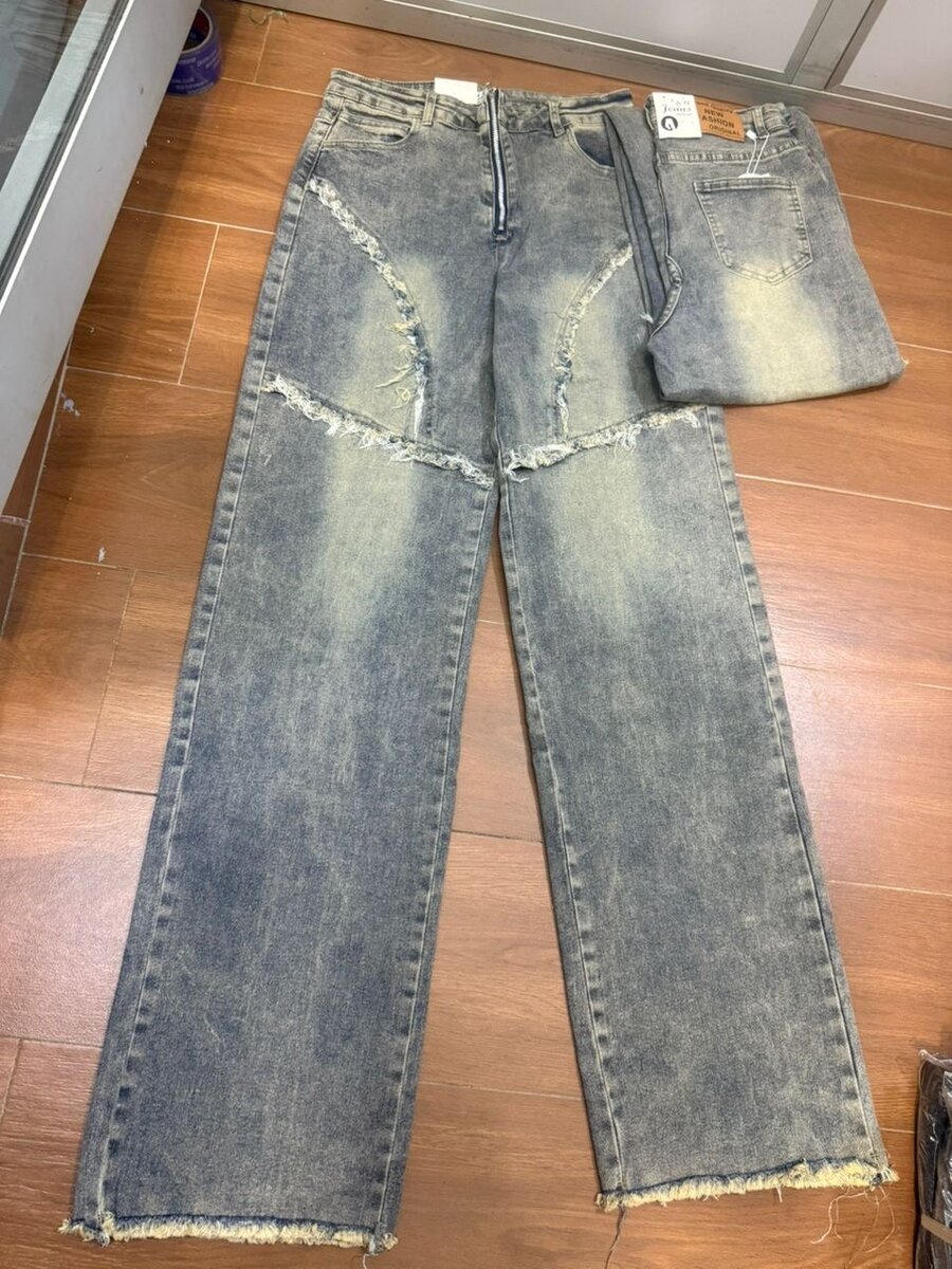 Jeans brodés tendance