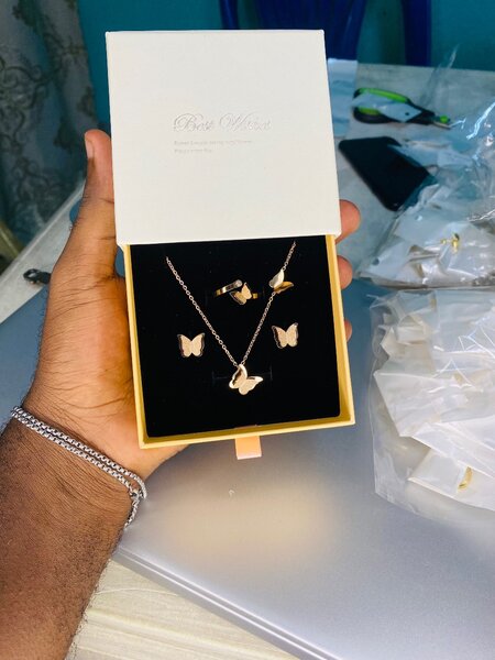 Set de Bijoux Papillon Élégant