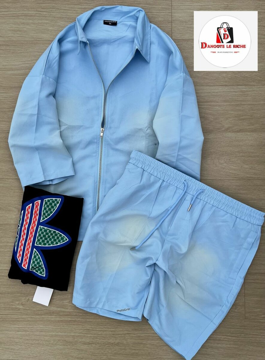 Ensemble Décontracté Bleu Homme