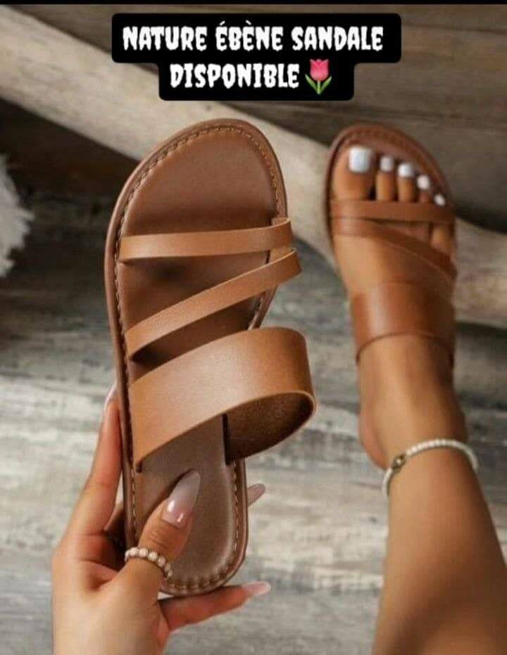 Sandales en cuir