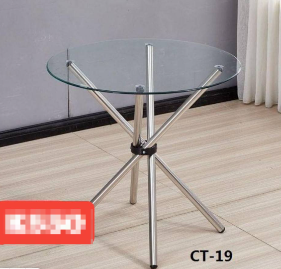  glass high table