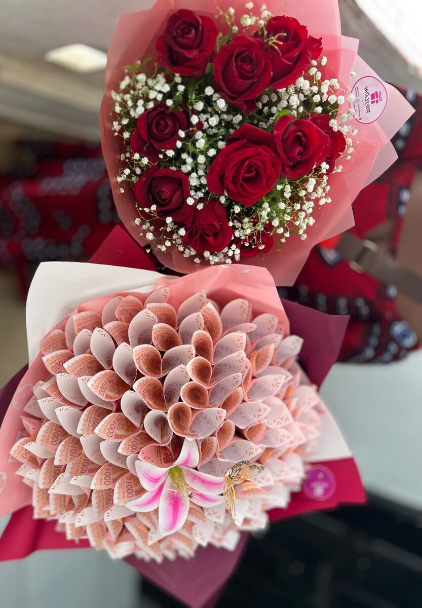 Bouquets de roses rouges