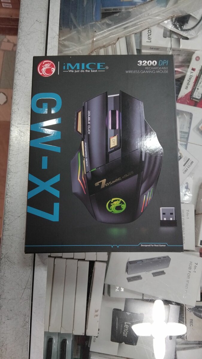 Souris gamer sans fil gw-x7