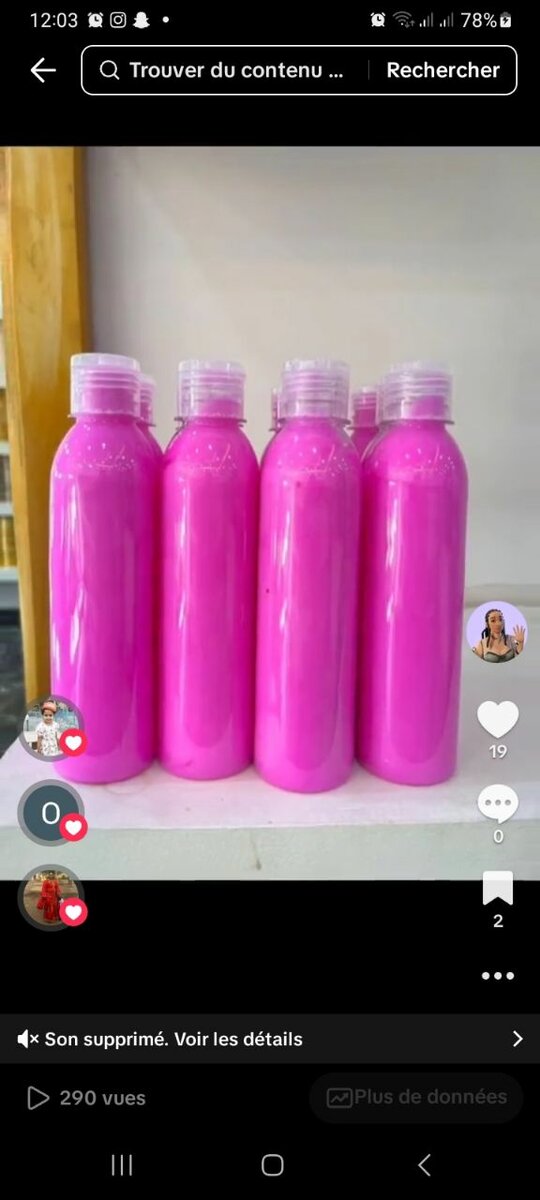 Peinture rose fluo et pigment orange