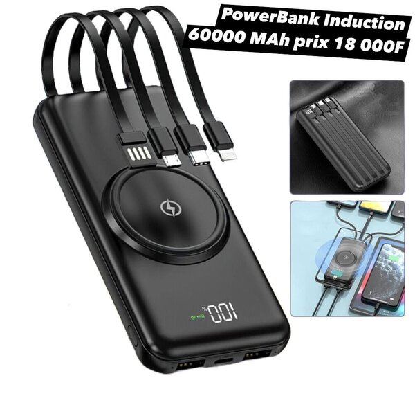Batterie Externe 60000mAh Induction