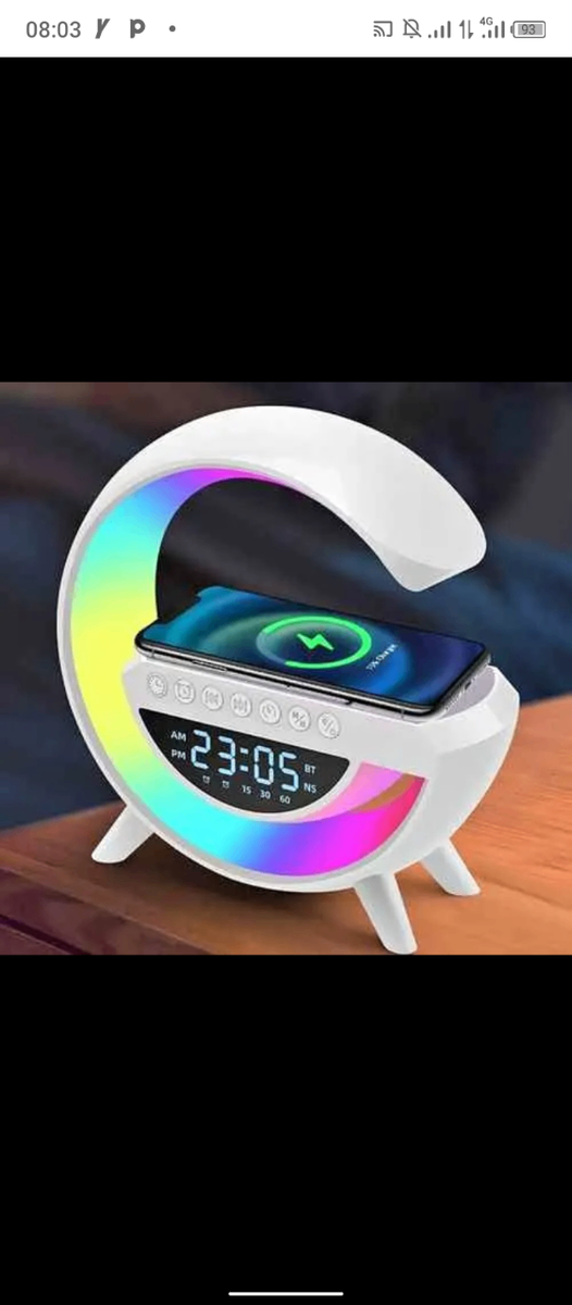 Réveil LED Bluetooth 5-en-1