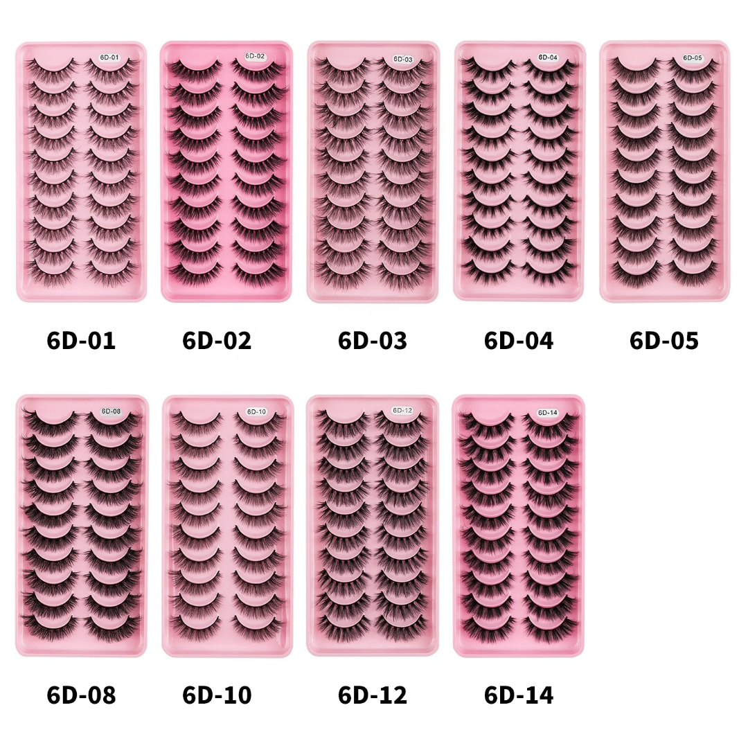 Faux cils 3D volumineux